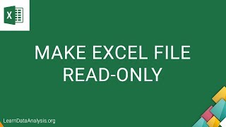 How to make an Excel file READ-ONLY | MS Excel Tutorial