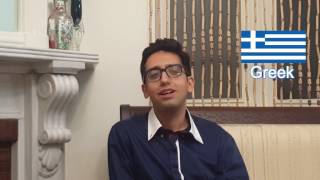 Speaking Greek and Icelandic by Hesan Jelodari the Polyglot !