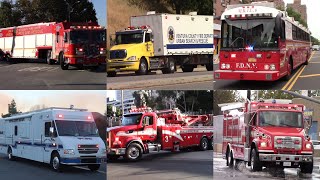 Special & Rare Fire Trucks Responding Compilation - USAR, Water Rescue, HAZ-MAT, & More!
