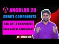 Angular 20 Components Tutorial – Connecting Child Components to parent components - Tutorial Rays