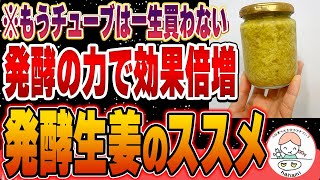 【万能】今すぐ生姜チューブを捨ててこれを常備してください。発酵生姜の健康パワーとは