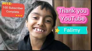 Thank you Youtube Family 100 Complete Subscribe | Me and  Falimy very Happy #youtubethanks @YouTube