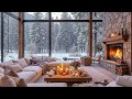 instruments winter jazz music wiith cozy living room ambience ❄️ smooth jazz for relax and studying