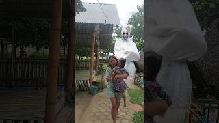 Dikejar ogoh ogoh pocong #shorts #naomigalatea #comedy