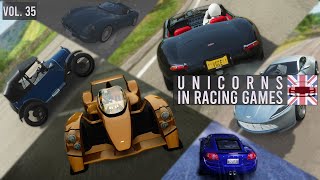 Unicorns in Racing Games (Rare Cars) (Volume 35 / UK Special)