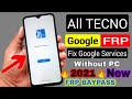 All Tecno Mobile FRP Unlock/ Google Account Bypass 2021 || ANDROID 9 PIE | New Method (Without PC)