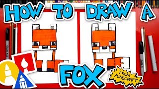 How To Draw A Fox From Minecraft