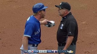 TOR@TEX Blue Jays' first-base coach gets ejected