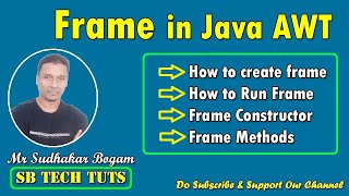 Frame in Java AWT | How to Create Frame in Java AWT | AWT | Java Programming