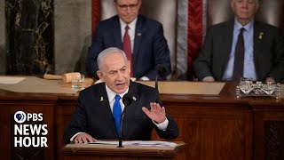 Netanyahu defends Israel's Gaza war in address to Congress boycotted by many Democrats