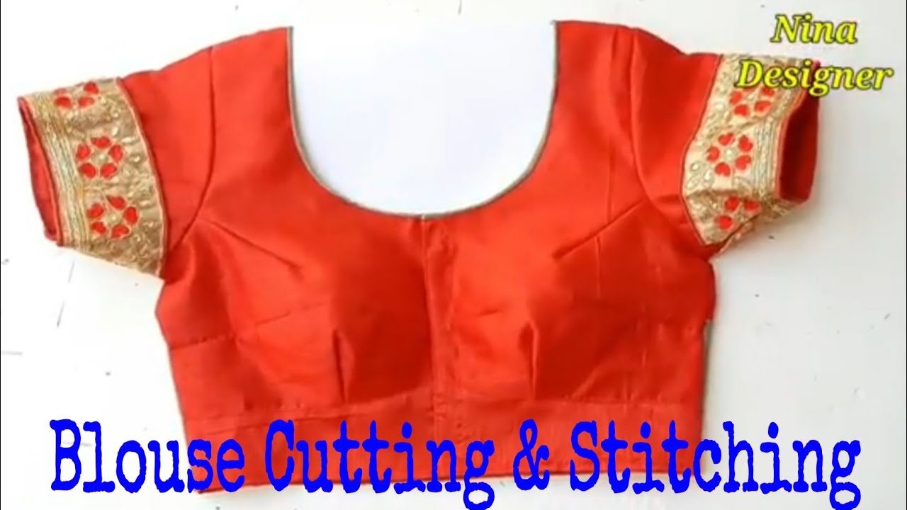 Blouse Cutting Stitching In Very Easy Method Youtube