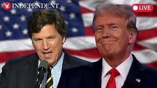 Watch Again: Trump attends benefit with Tucker Carlson in Glendale, Arizona