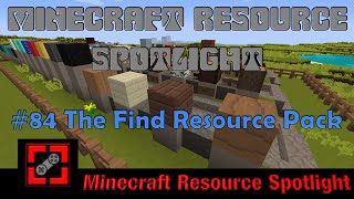 Minecraft Resource Spotlight: #84 The Find Resource Pack