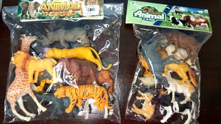 Unboxing zoo animals toys and Farm animal toys for kids| Animal soumds for kids