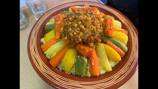 كسيكسو علا طريقة حميدة      Cuscus marrocain by Hamida