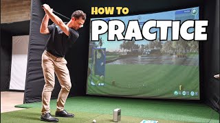 Scratch Golfer Explains BEST Golf Simulator Practice Routine