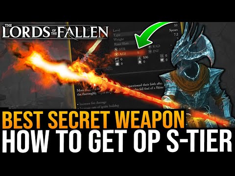 DONT MISS THIS INSANE OP S-TIER WEAPON - How To Get BEST AGILITY SPEAR - Lords Of The Fallen Guide