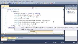 Visual Basic Tutorial 20 SubStrings YouTube