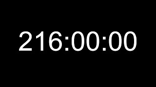 216 Hour Timer Count Up