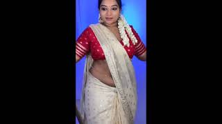 suryaprabha new beautiful photoshoot #video #saree