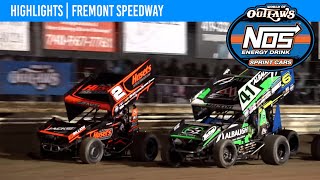 World of Outlaws NOS Energy Drink Sprint Cars | Fremont Speedway | May 27, 2024