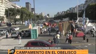 Acampe en el Obelisco -  Telefe Noticias