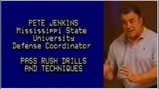 Pass Rush Drills and Techniques - Pete Jenkins, Mississippi State University (1993)