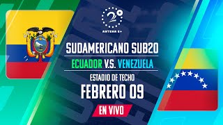 ECUADOR VS VENEZUELA SUDAMERICANO SUB 20 EN VIVO