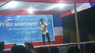 NK.Lalsanga ❣️ - Live🔴 performance|| Kaubru music/video|| 7th Bru Boisu festival 2024