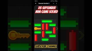 Hamster Kombat 23 September Key Game Solved #hamsterkombat