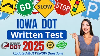 Iowa DMV Written Test 2025 (50 Updated Test Questions and Answers)