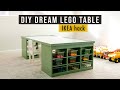 DIY LEGO table with storage | IKEA hack | If Only April