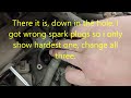 toyota iq 1 0 engine spark plug change