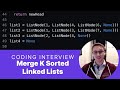 Spotify Software Engineer Mock Interview: Merge k Sorted Linked Lists