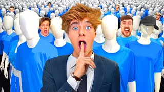 EXTREME HIDE AND SEEK IN 100 MANNEQUINS!!