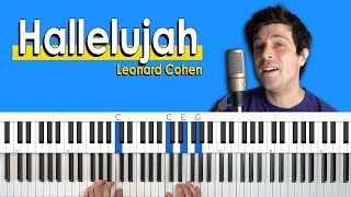 How To Play "Hallelujah" [Piano Tutorial/Chords for Singing]