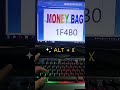 money bag💰 symbol in ms word 😱 computerknowledge shorts trendingshorts mswordshortcutkeys short