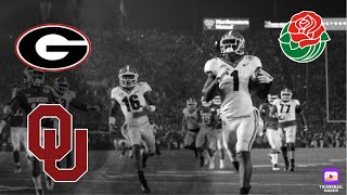 #3 Georgia vs #2 Oklahoma (Scott Howard Radio Call) | 2018 Rose Bowl Highlights | 1/1/18