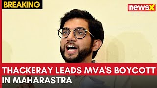 Aditya Thackeray Leads MVA Boycott of Maharashtra Assembly Oath Ceremony | NewsX