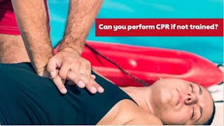 Ask a Health Expert: Can I perform CPR if I'm not trained?