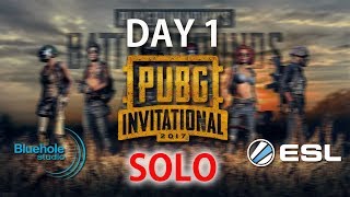 🔴【PUBG】PLAYERUNKNOW’S BATTLEGROUNDS Invitational Day 1 - Solo Main Event