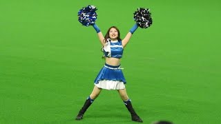 ＜2022.3.31西武戦＞ファイターズガールの桑原優香さんと辻菜穂子さんによる「Y.M.C.A.」