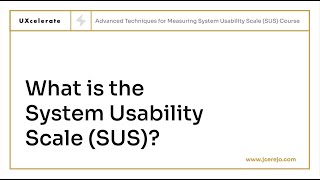 UX Metrics - What is System Usability Scale (SUS)?