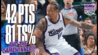 DeMar with a KINGS-HIGH 42 PTS 😱 | 2.10.25