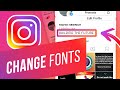 Cara Mengganti Font Nama Pengguna Instagram | Cara Mengubah Font di Bio Instagram Anda