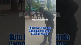 Ruto Hawezi Kwenda Campaign Muranga Afadhali Kisumu! #news #ktn #citizen #live #kenyan #sct #kenya