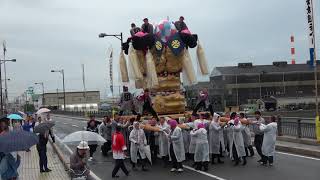 新居浜太鼓祭り2017　国領川河川敷公園かきくらべ