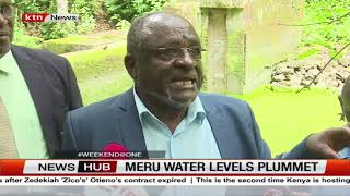 Meru water levels plummer