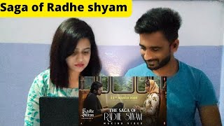 Couple Reaction on The Saga Of Radhe Shyam (Making Video) | Prabhas | Pooja Hegde | Radha Krishna