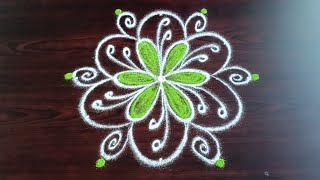 🌺 மார்கழி கோலம் 🌺 Margazhi madham flower rangoli // Sree rangoli